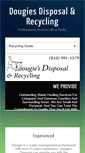 Mobile Screenshot of dougiesdisposal.com